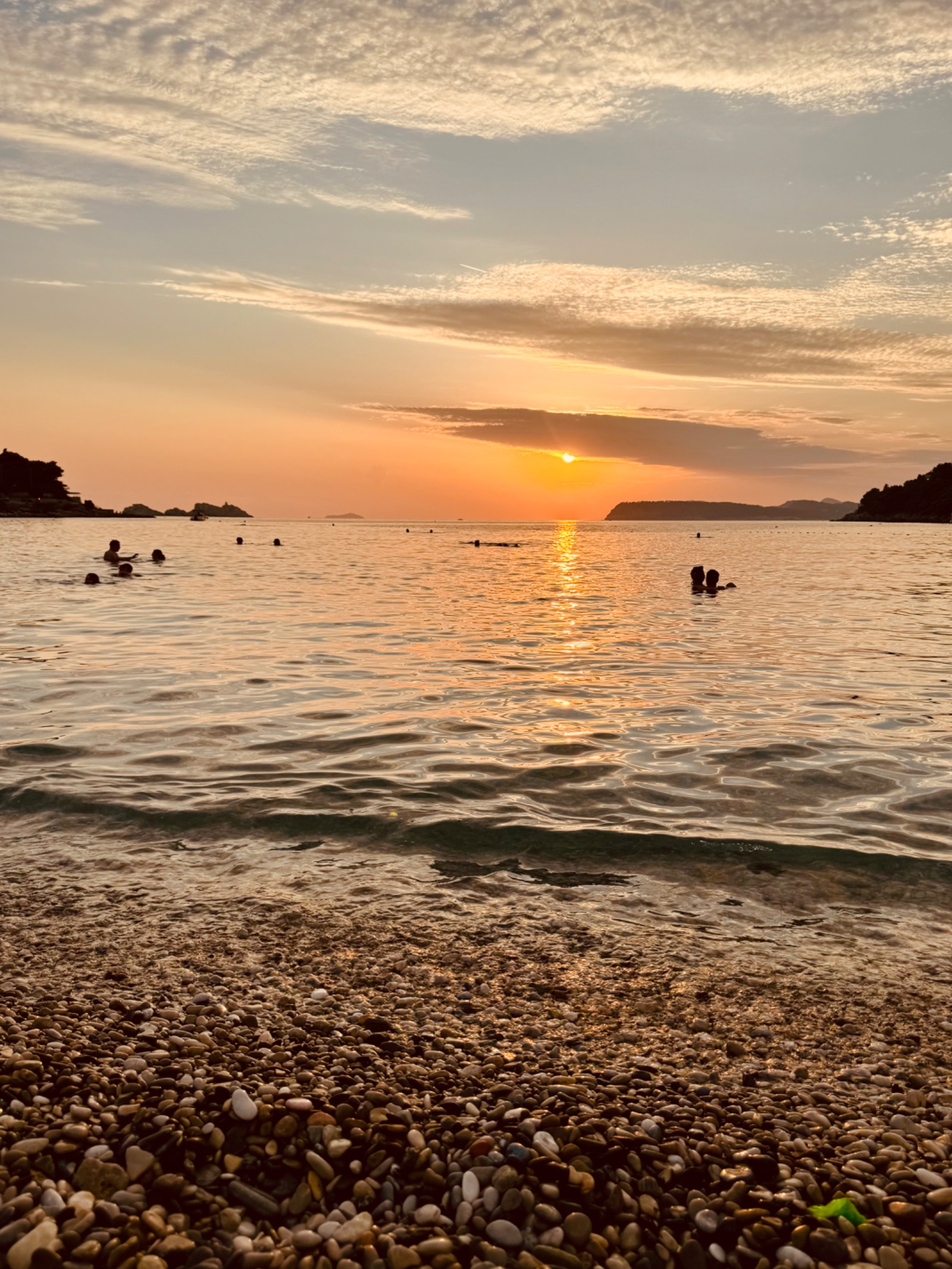 Playa en las afueras de Dubrovnik 
